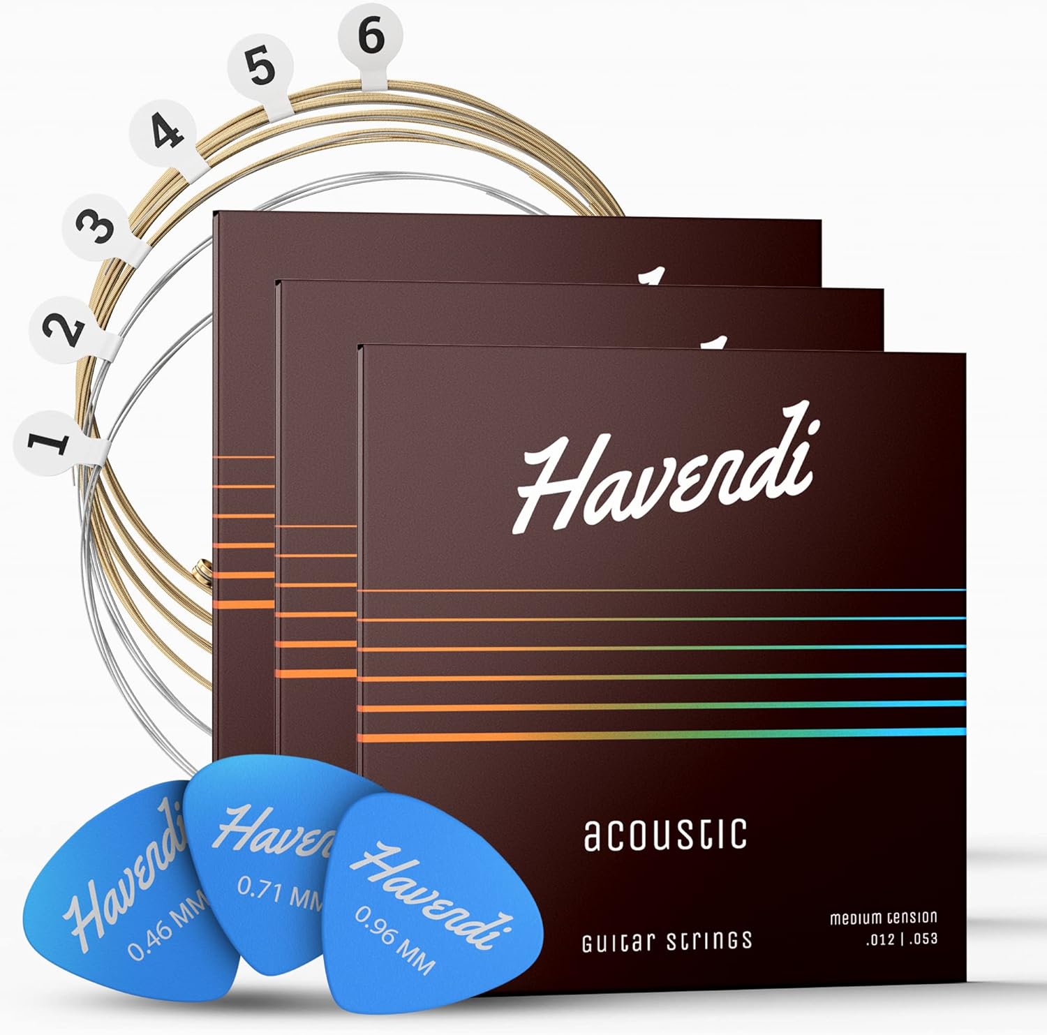 HAVENDI® Guitar Strings acoustic guitar - brillian...