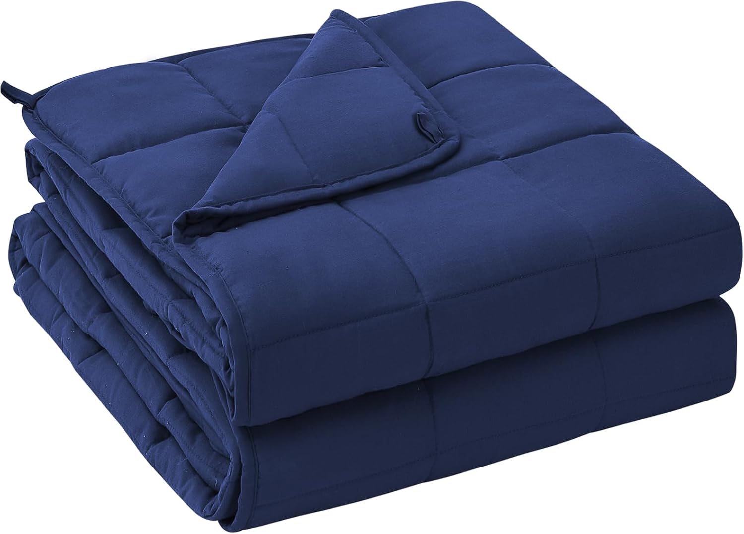 yescool Weighted Blanket for Adults (20 lbs, 60” x 80”, Blue) Cooling Heavy Blan...