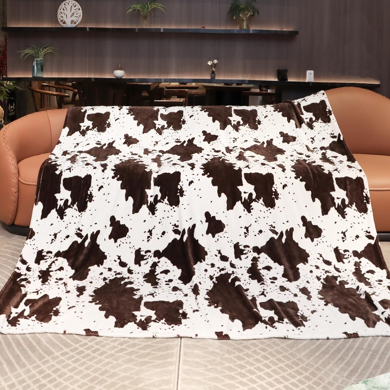 Flannel Fleece Blanket King Size Soft Lightweight Fuzzy Bed Blanket 90"x108" Ext...