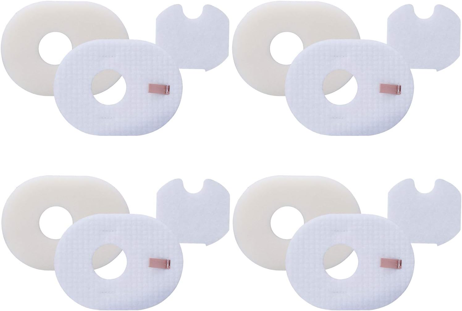 4 Pack Filter Replacement for Shark Rocket Vacuum HV300 HV301 HV300W HV302 HV305...