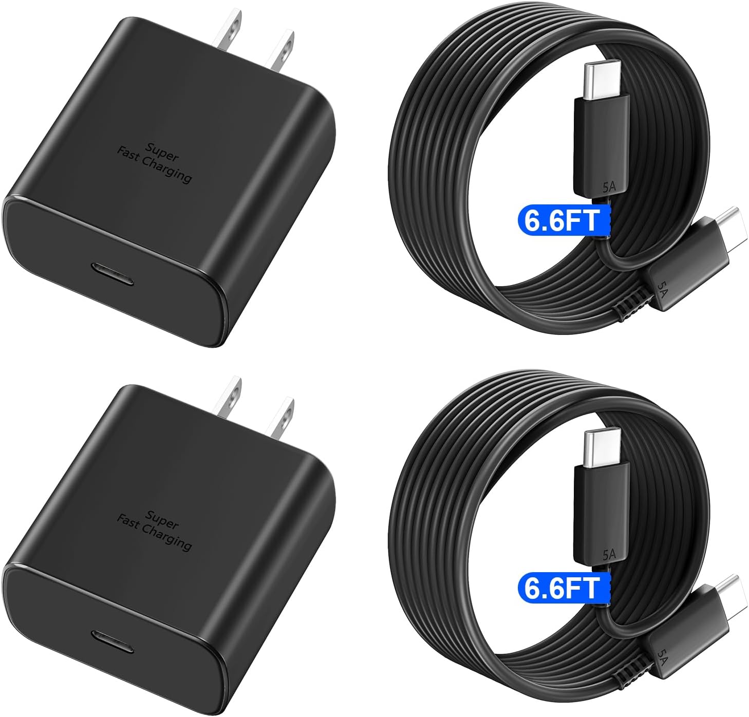 Phone 16 Pro Max Charger Fast Charging, 45W USB C Phone 16 Super Fast Charger Bl...