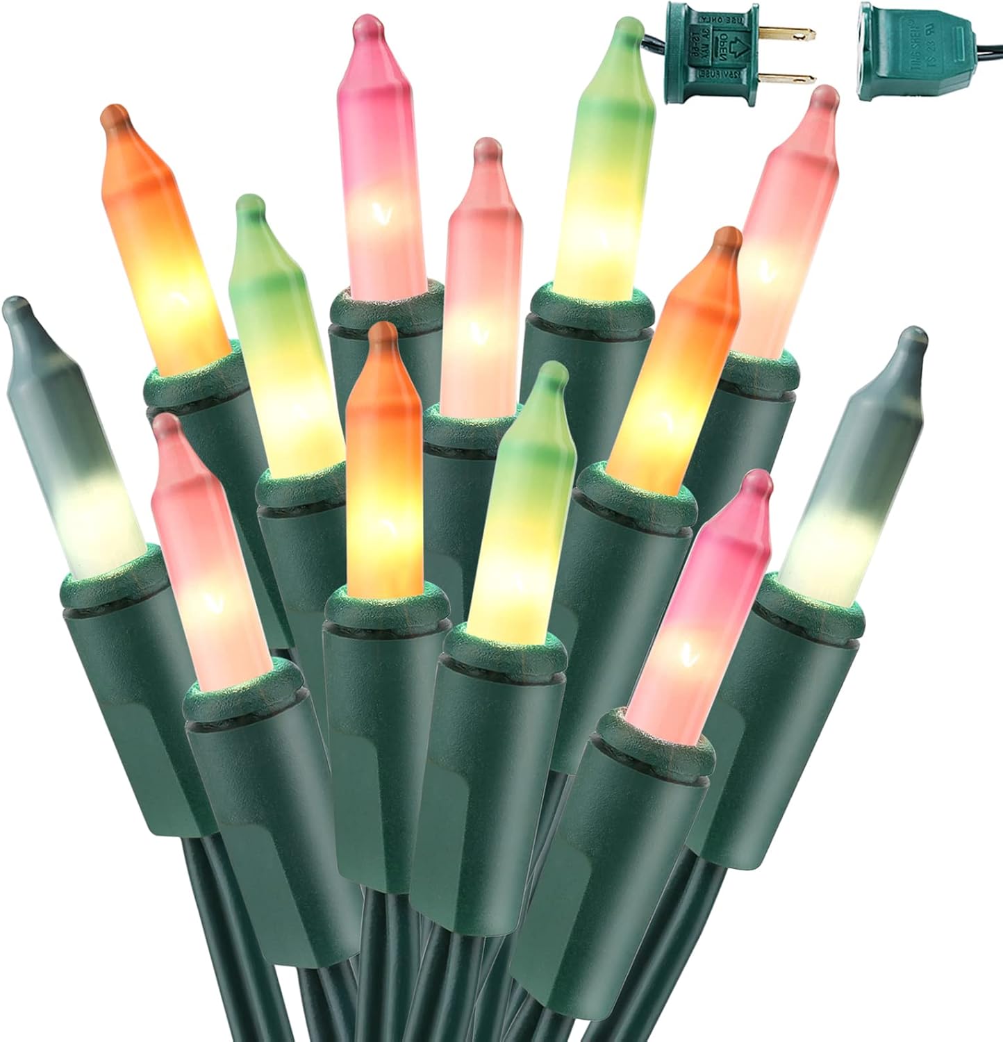 BrizLabs Easter Lights String, 34.8ft 150 Count Pastel Lights Connectable, Easte...