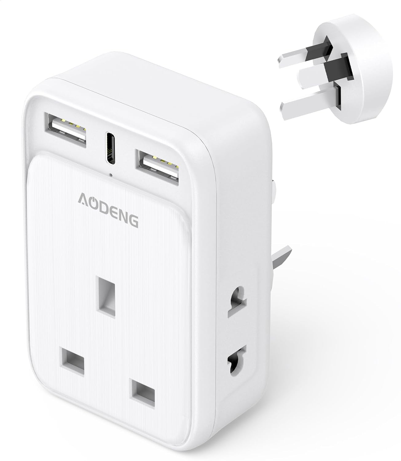 UK to Australia Plug Adapter, 6 IN 1 Australian Travel Adapter with 2 USB Ports...