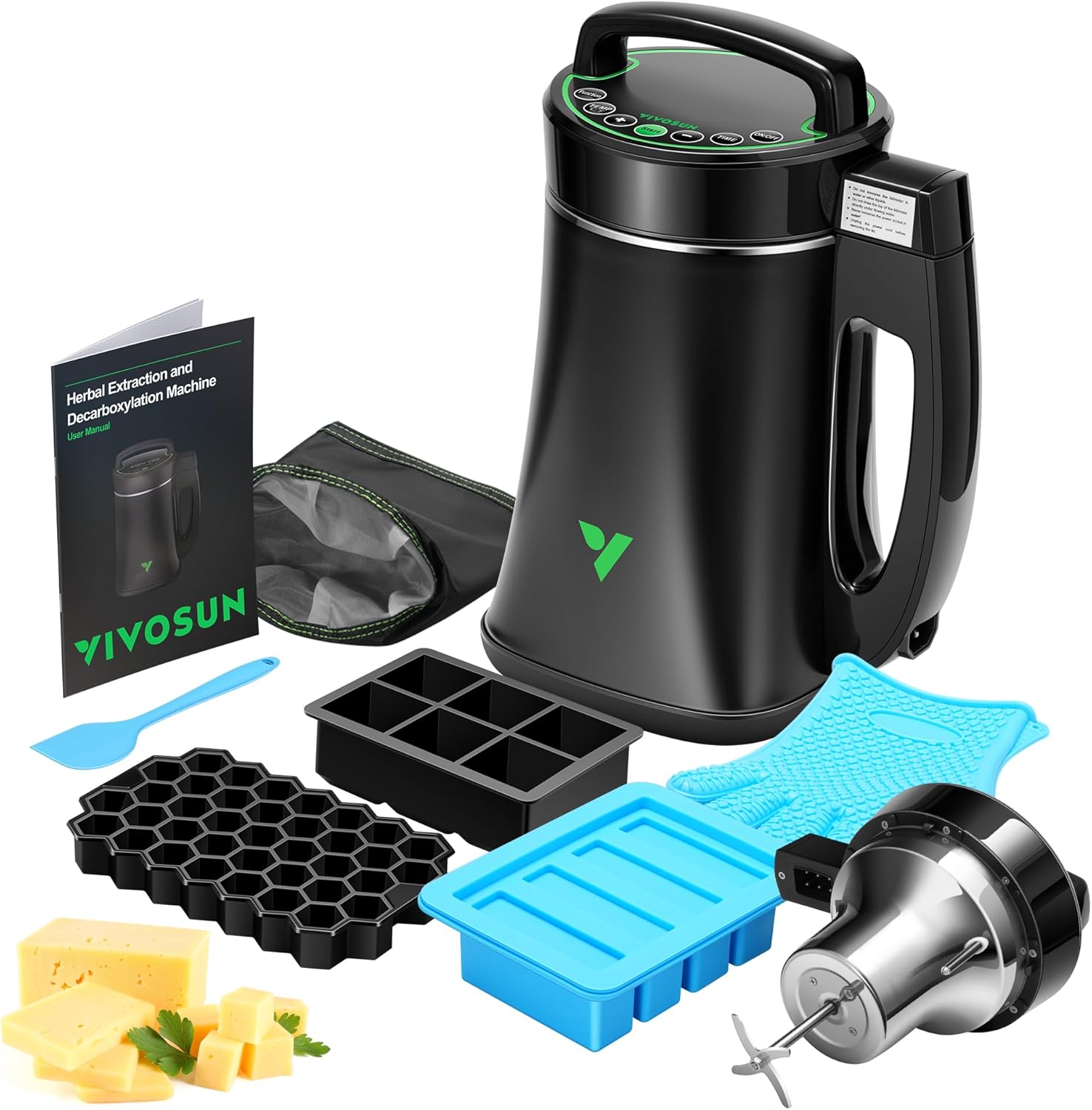 VIVOSUN Herbal Decarboxylation and Infusion Machine, Botanical Extractor and Inf...