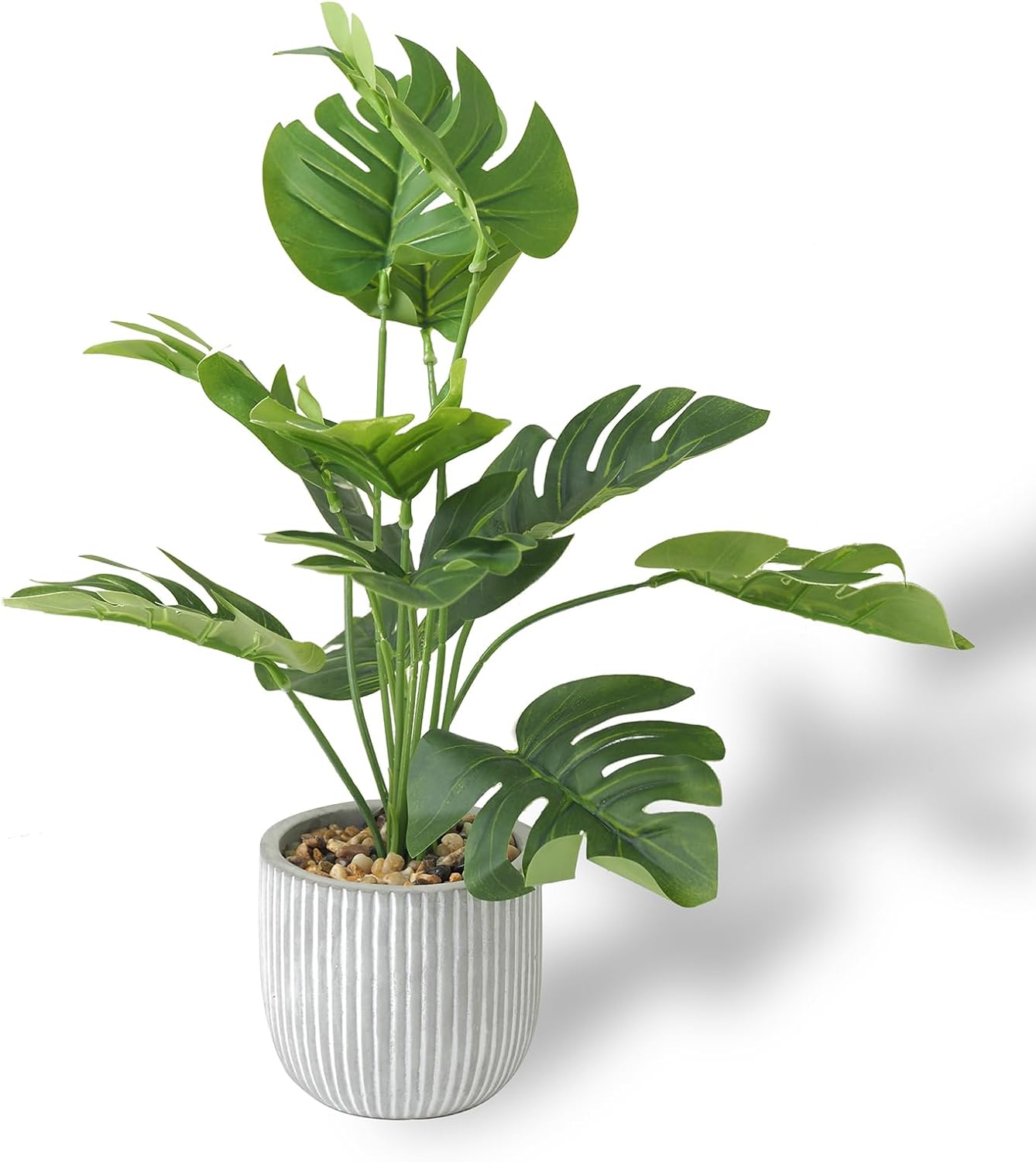 Artificial Plants in Pots, Fake Tropical Palm Tree with Greenery Leaves Stems,32...