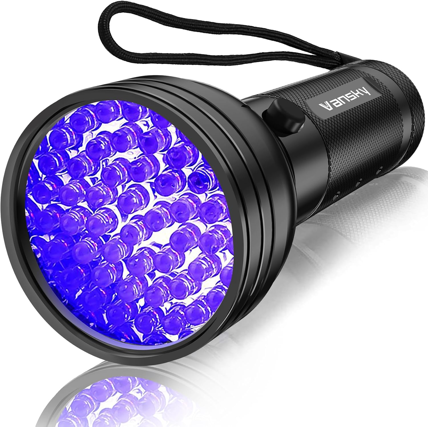 Vansky UV Flashlight Black Light, 51 LED Blacklight Pet Urine Detector for Dog/C...