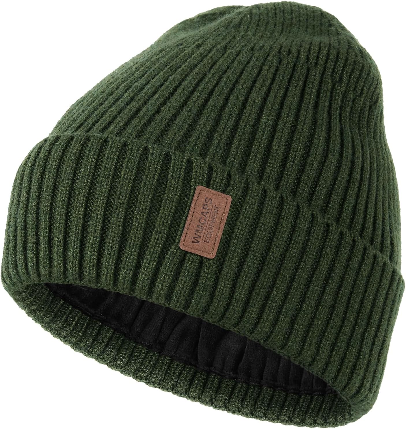 Wmcaps Beanie for Men, Unisex Classic Knit Beanie Winter Hat Stretchy Soft Cuffe...