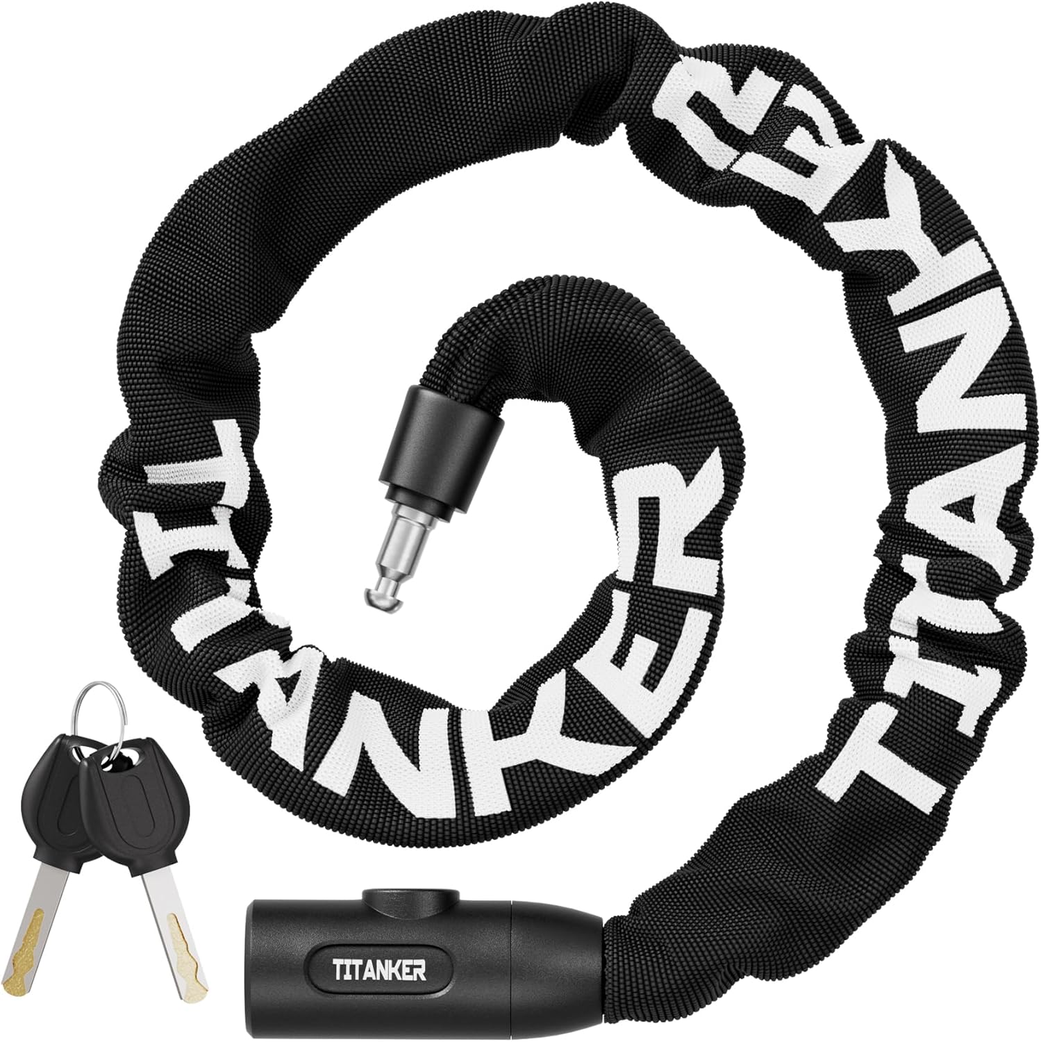 Titanker Bike Chain Lock, Heavy Duty Bicycle Lock,...