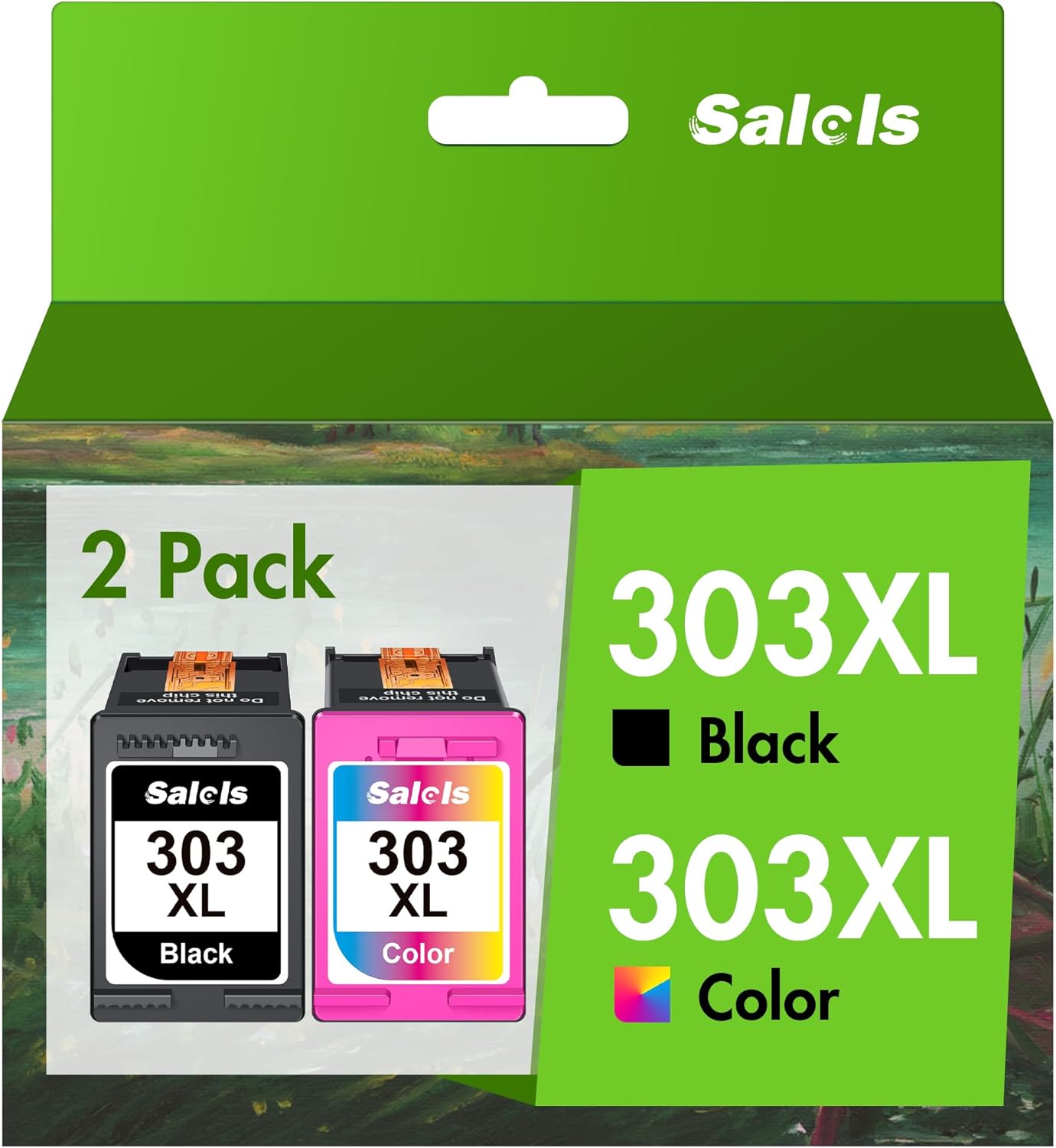 Salols 303XL Ink Cartridges Replacement for HP 303 Ink Cartridges Combo Pack for...