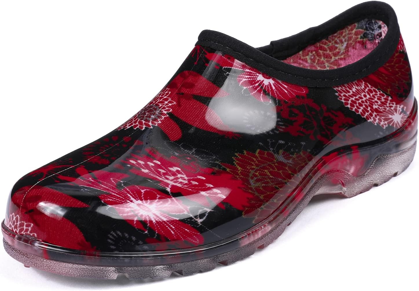 DKSUKO Waterproof Garden Shoe for Women Outdoor Slip-On Rain Boots Short Ankle W...