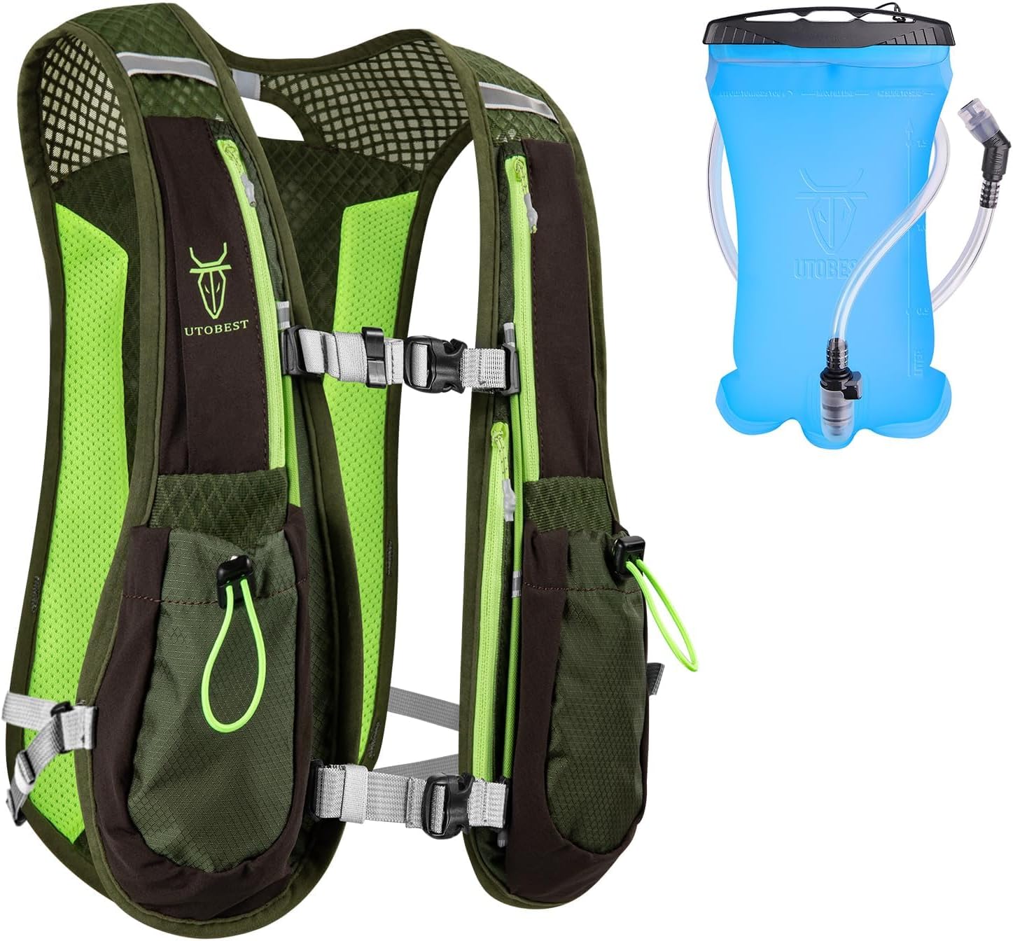 UTOBEST Running Vest Running Backpacks Lightweight Functional Hydration Pack 5L,...
