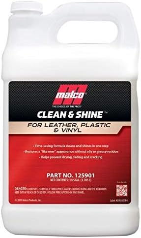 Malco Clean & Shine Interior Car Cleaner and Dressing – Restore Leather, Plastic...