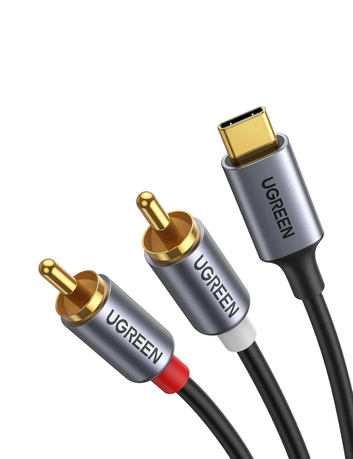 UGREEN USB C to RCA Cable 1.5M Type C Phono Red White Audio DAC Lead Compatible...