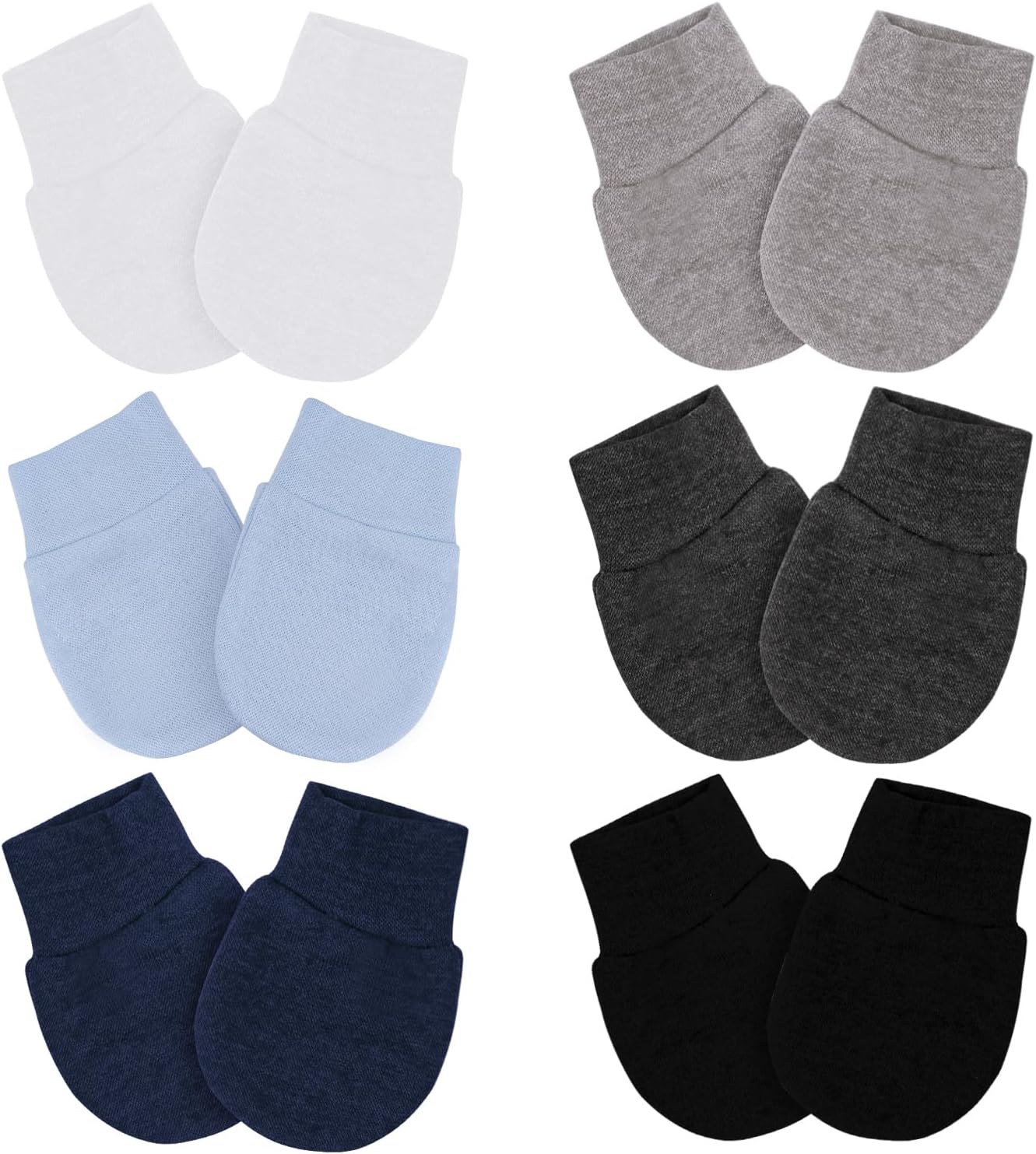 Baby Mittens No Scratch Mittens Infant Soft Gloves Mittens for 0-6 Months Boys G...