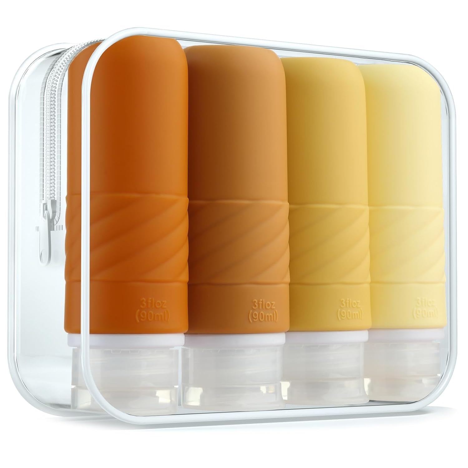 Gemice Travel Bottles for Toiletries, Tsa Approved 3oz Portable Travel Bottles,...