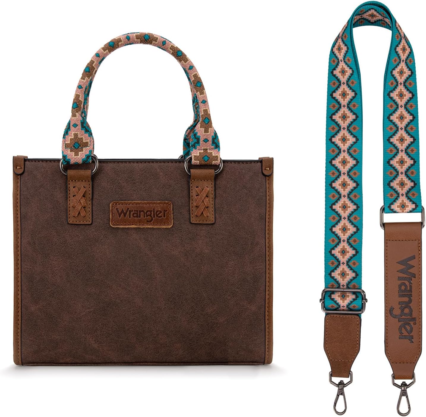 Montana West Wrangler Tote Bag for Women Western Retro Purse Top Handle Handbags...