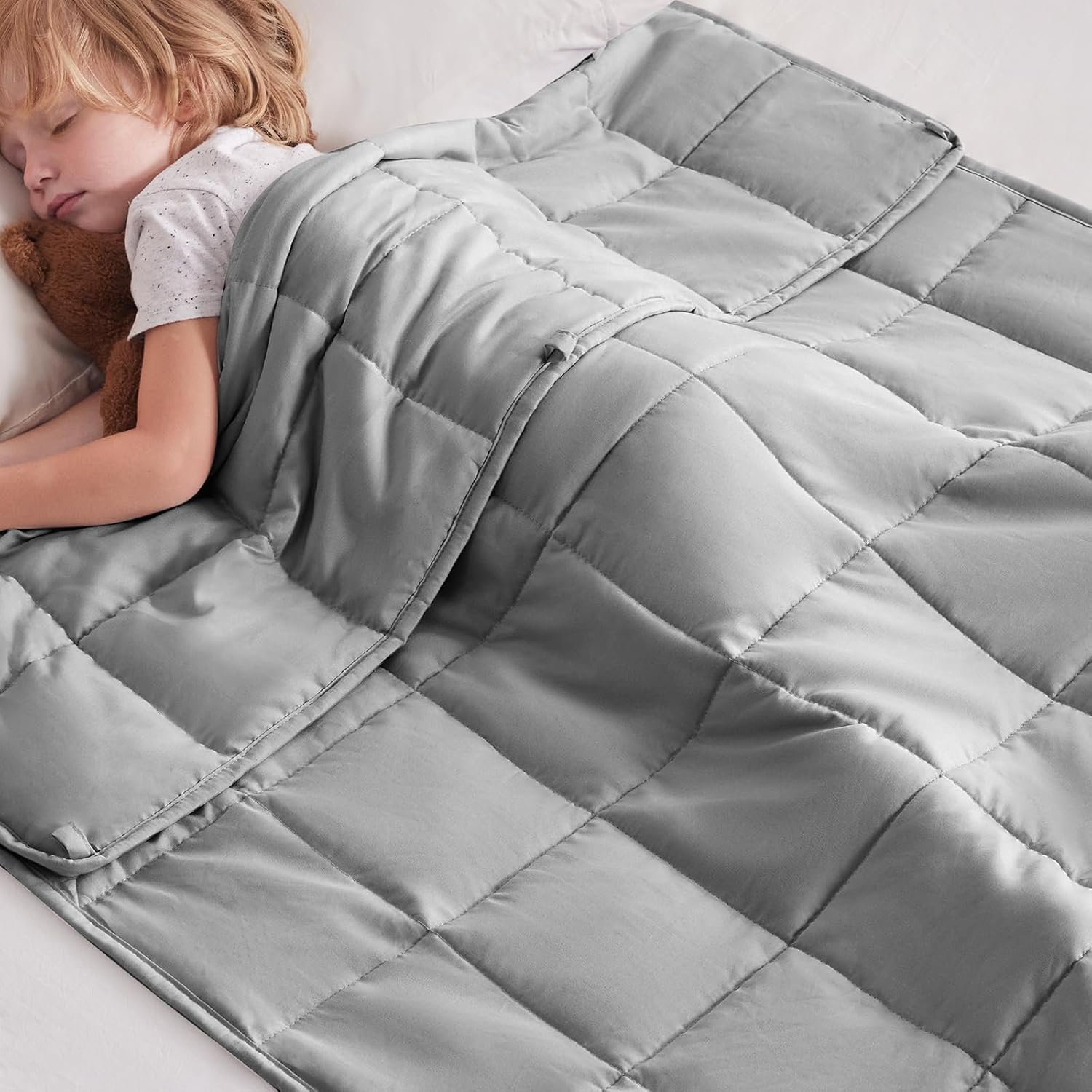 anfie Weighted Blanket Kids (36"x48" 5lbs),Ultra Soft and Cozy Cooling Weighted...