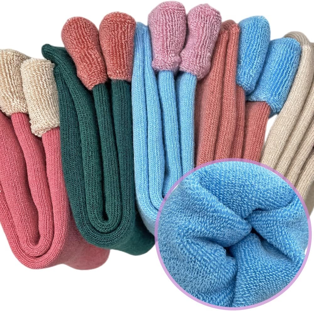 Hocerlu 5 Pairs Womens Thermal Socks, Thick Warm Ladies Wool Socks for Cold Wint...