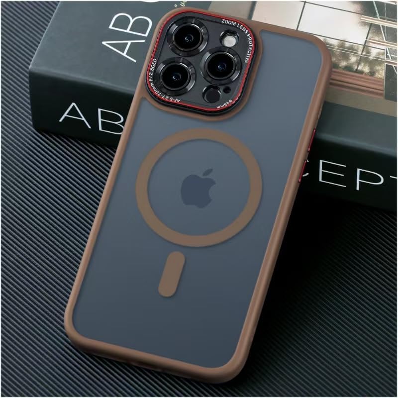 JUESHITUO for iPhone 16 Pro Max Case for MagSafe, [Integrated Camera Lens Protec...