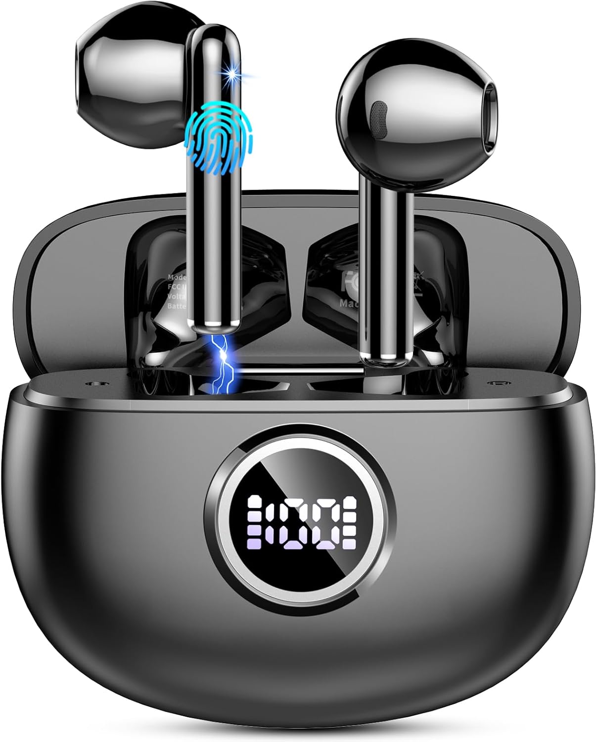 Wireless Earbuds, 2025 Bluetooth 5.3 Headphones with ENC Noise Cancelling Mic, W...