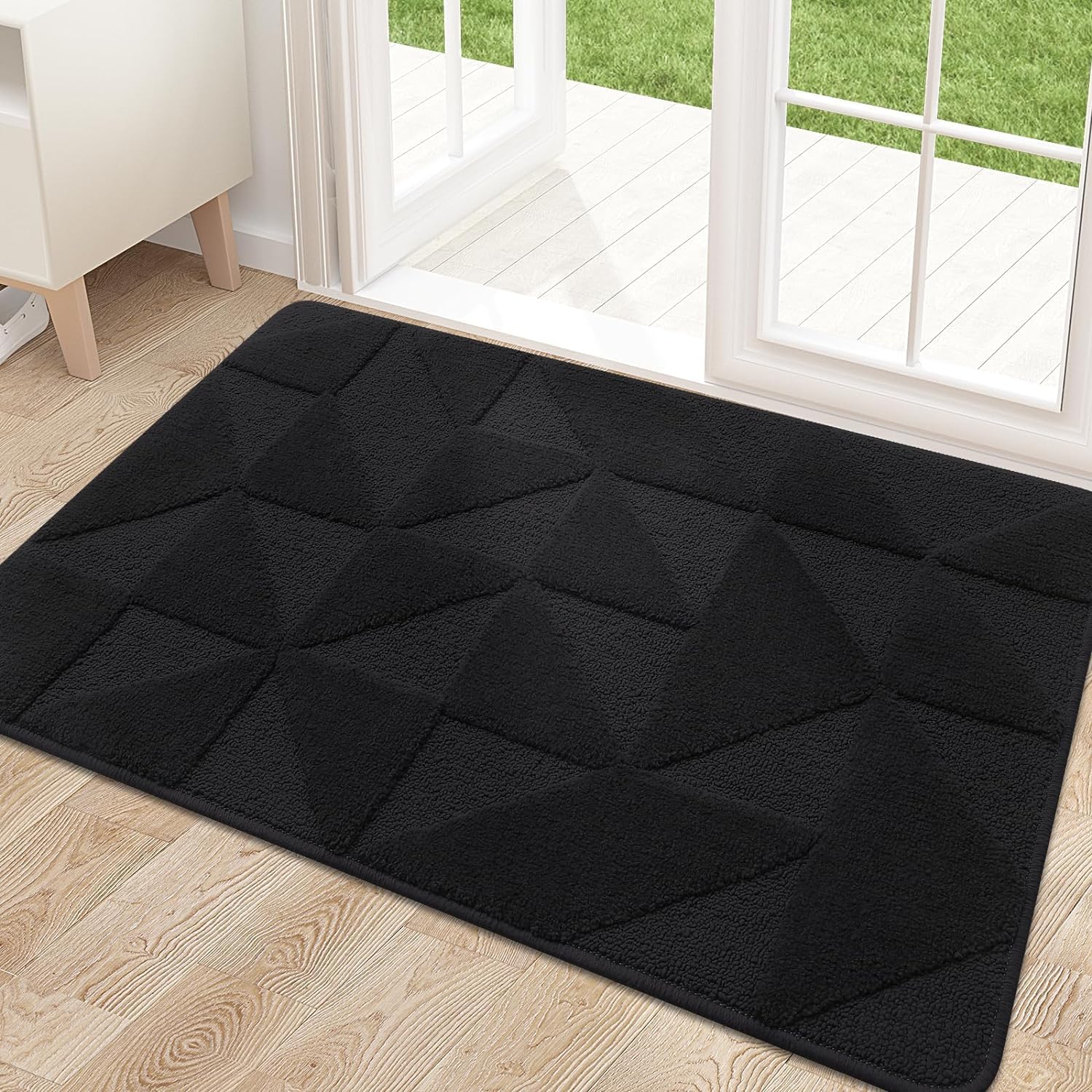 Homaxy Door Mats Indoor, 50 X 80 cm, Machine Washable Inside Door Mat, Dirt Trap...