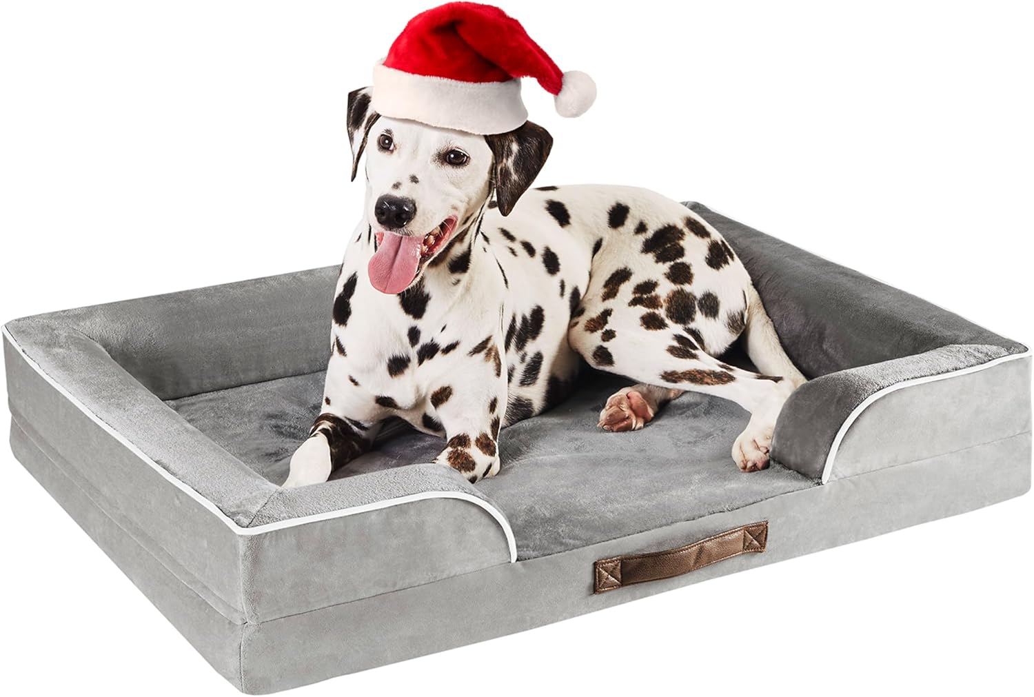 Codi Large Memory Foam Layer Dog Bed, Washable Orthopedic Dog Bed Couch with Rem...