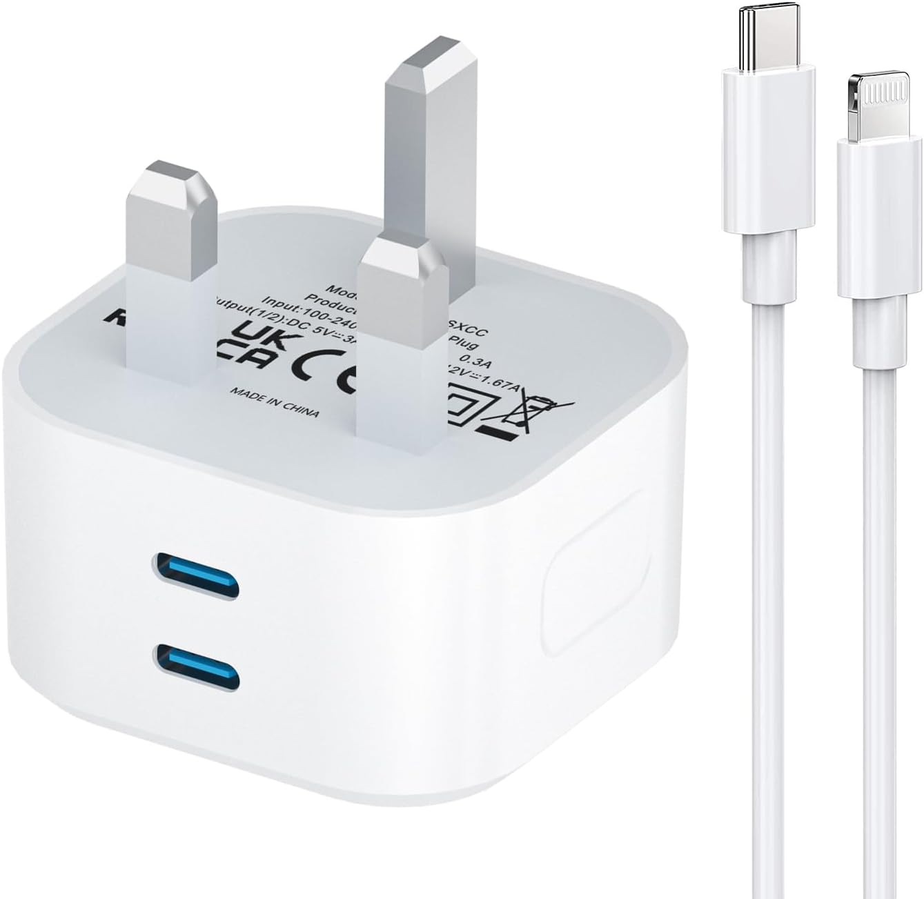 iPhone Fast Charger Plug and Cable for Apple iPhone 14/14 Pro/14 Pro Max/14 Plus...