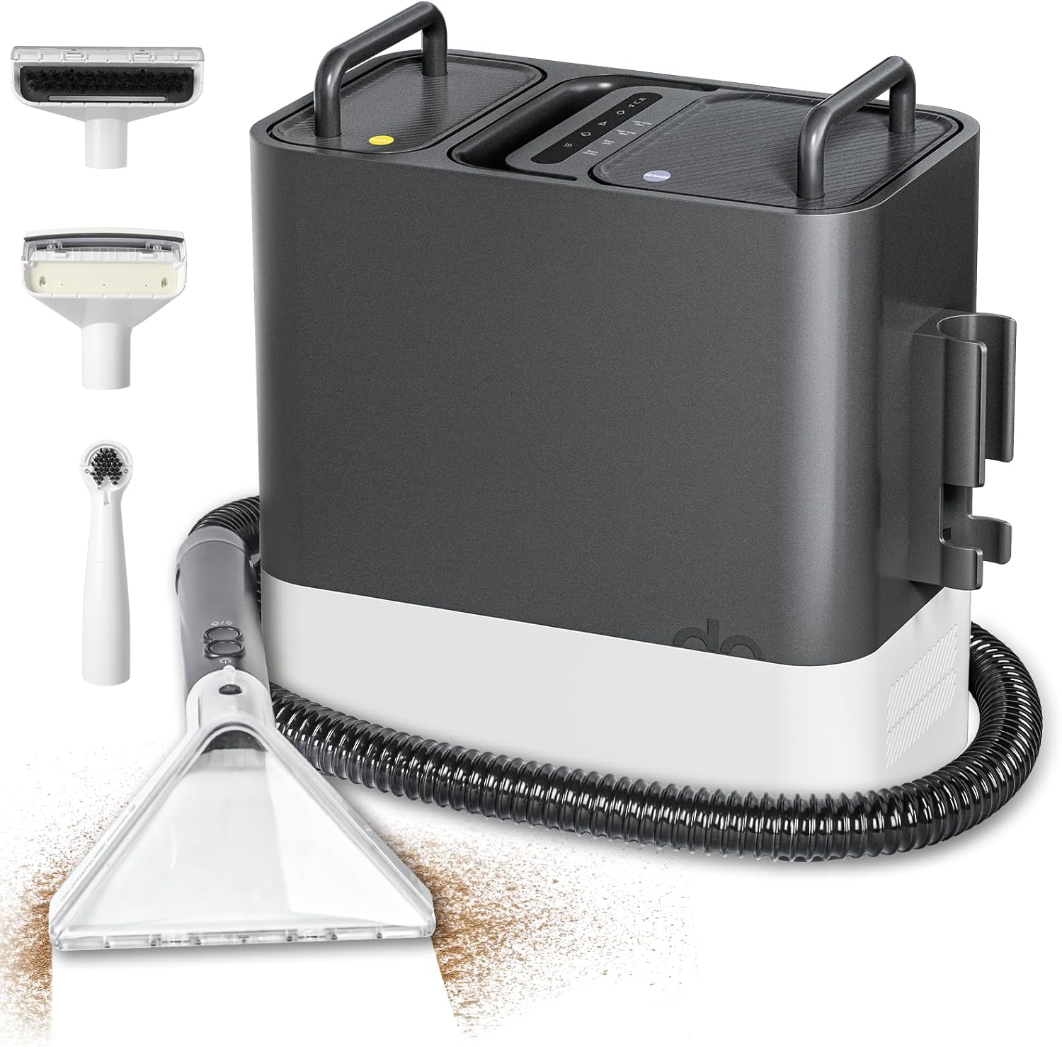 Carpet Cleaner with Steam/Hot/Cold Water, 17000PA Strong Suction Wet & Vacuum Cl...