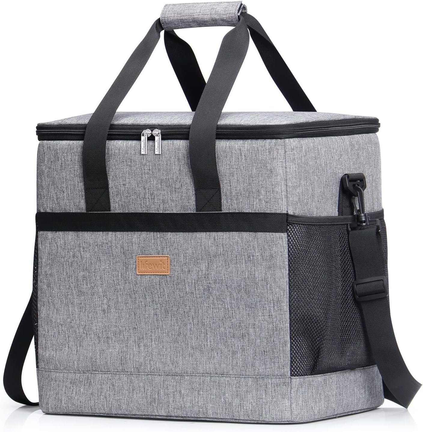 Lifewit Soft Cooler Bag with Hard Liner, Large Insulated Picnic Lunch Bag Box So...