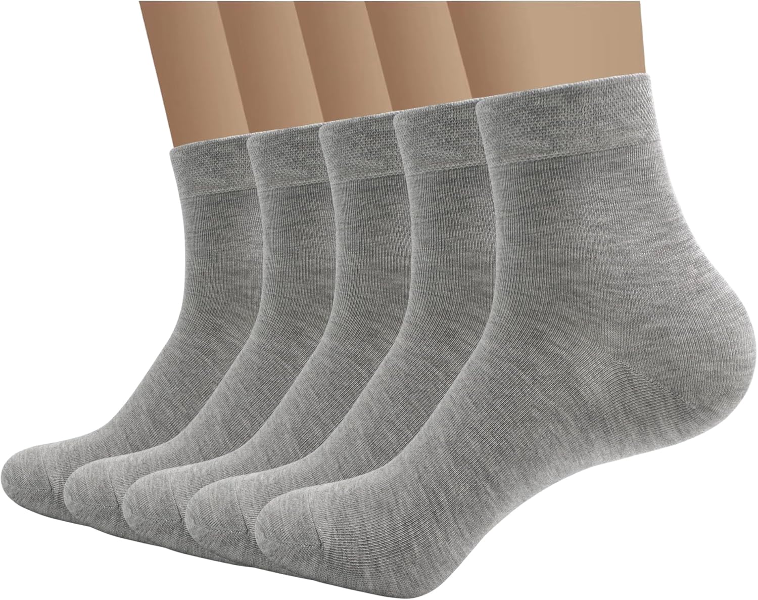 SERISIMPLE Viscose Bamboo Men sock Breathable Sock Quarter Thin Ankle High Sock...