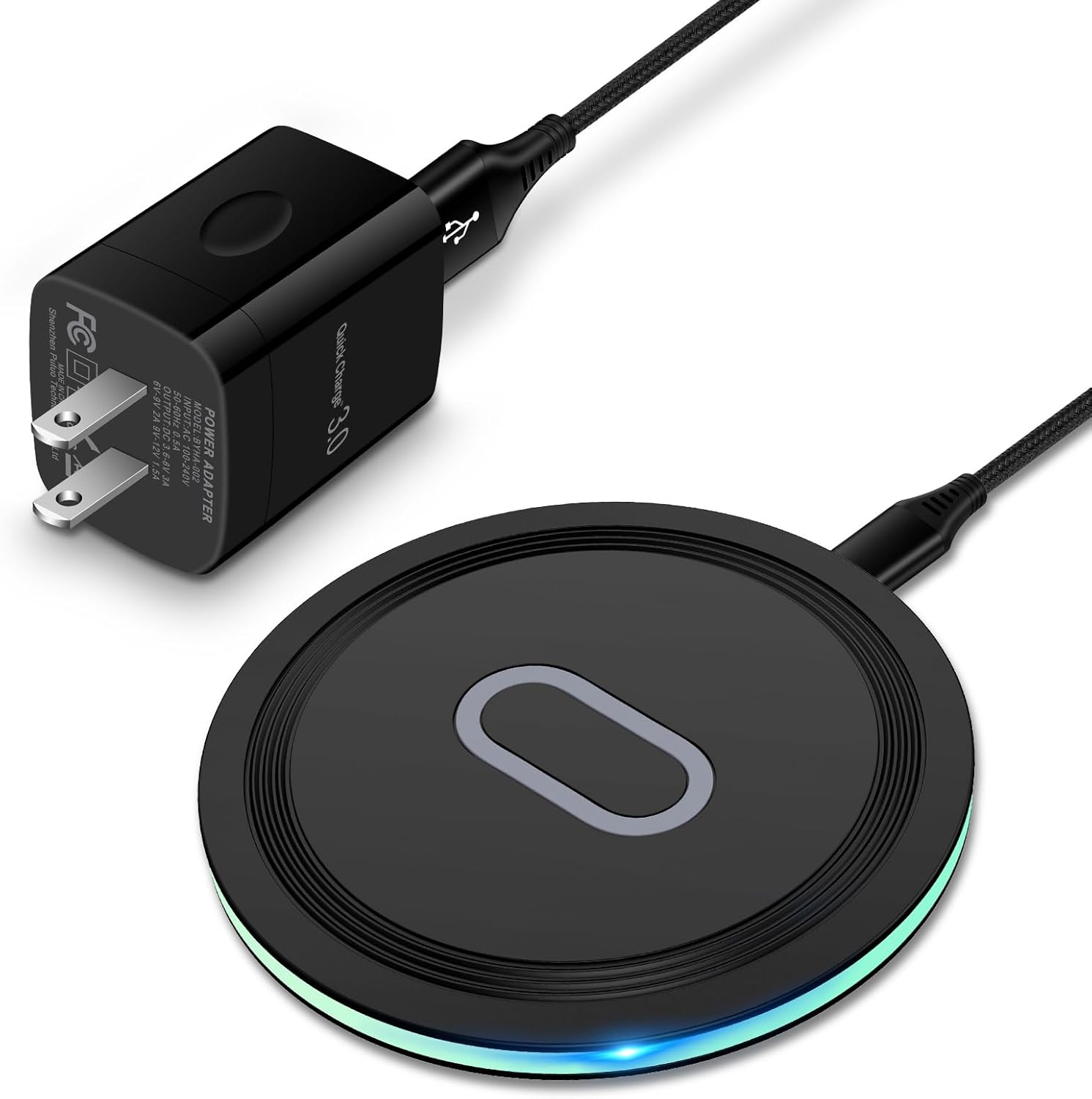 Wireless Charger Samsung Fast Charging Pad for Samsung Galaxy S25 Ultra/S24 FE/S...