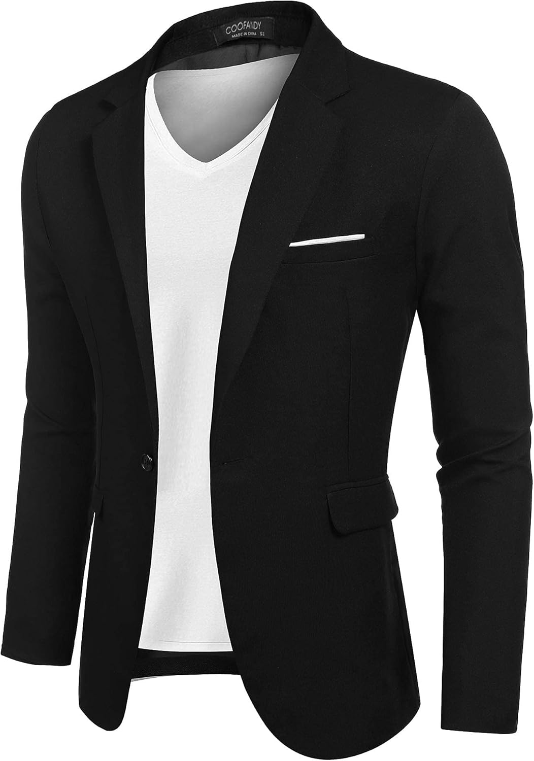 COOFANDY Men's Casual Sports Coats Lightweight Suit Blazer Jackets One Button Ja...