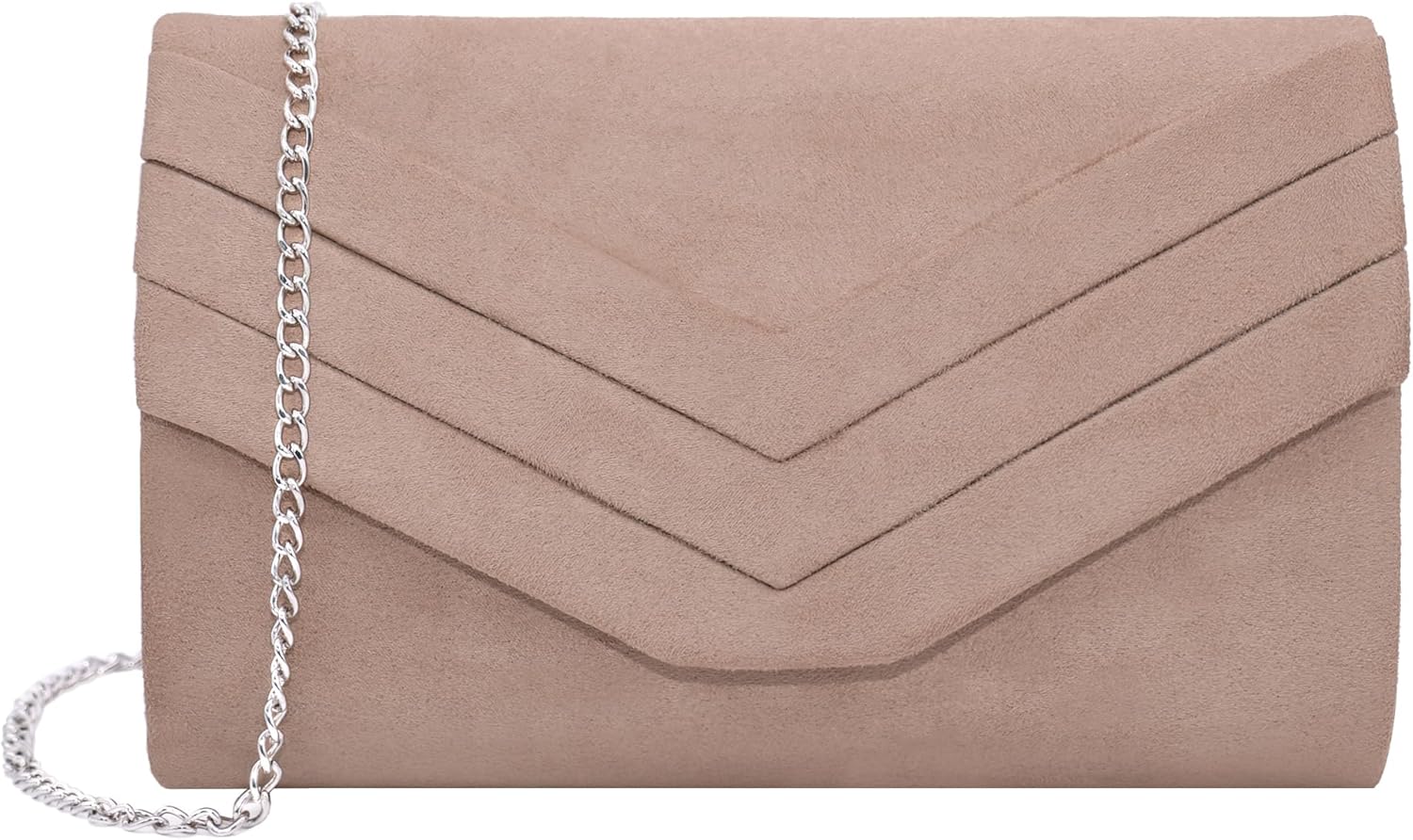Milisente Clutch Bag for Women, Suedu Clutch Bags for Wedding Shoulder Crossbody...