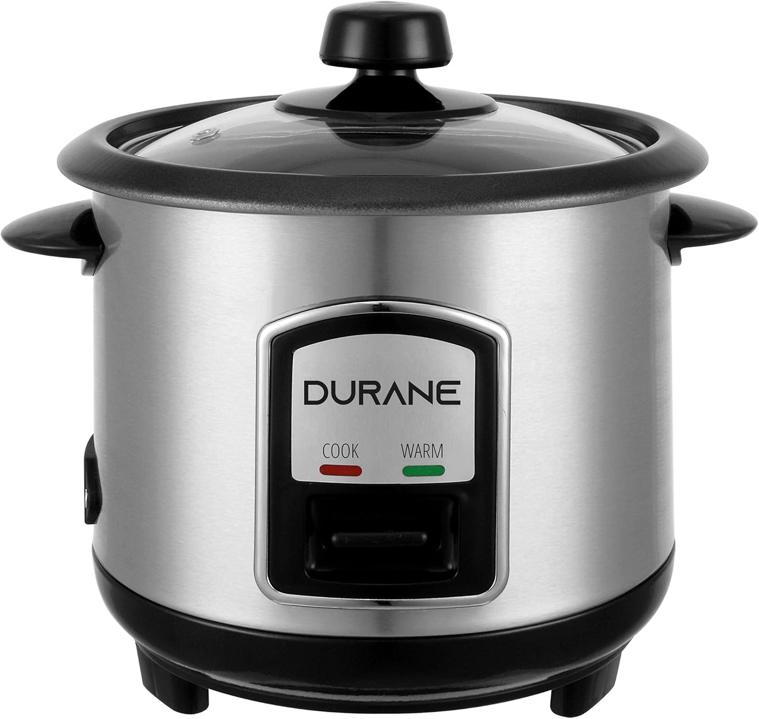 DURANE Electric Rice Cooker 0.8L Stainless Steel Non-Stick Removable Bowl Cook &...