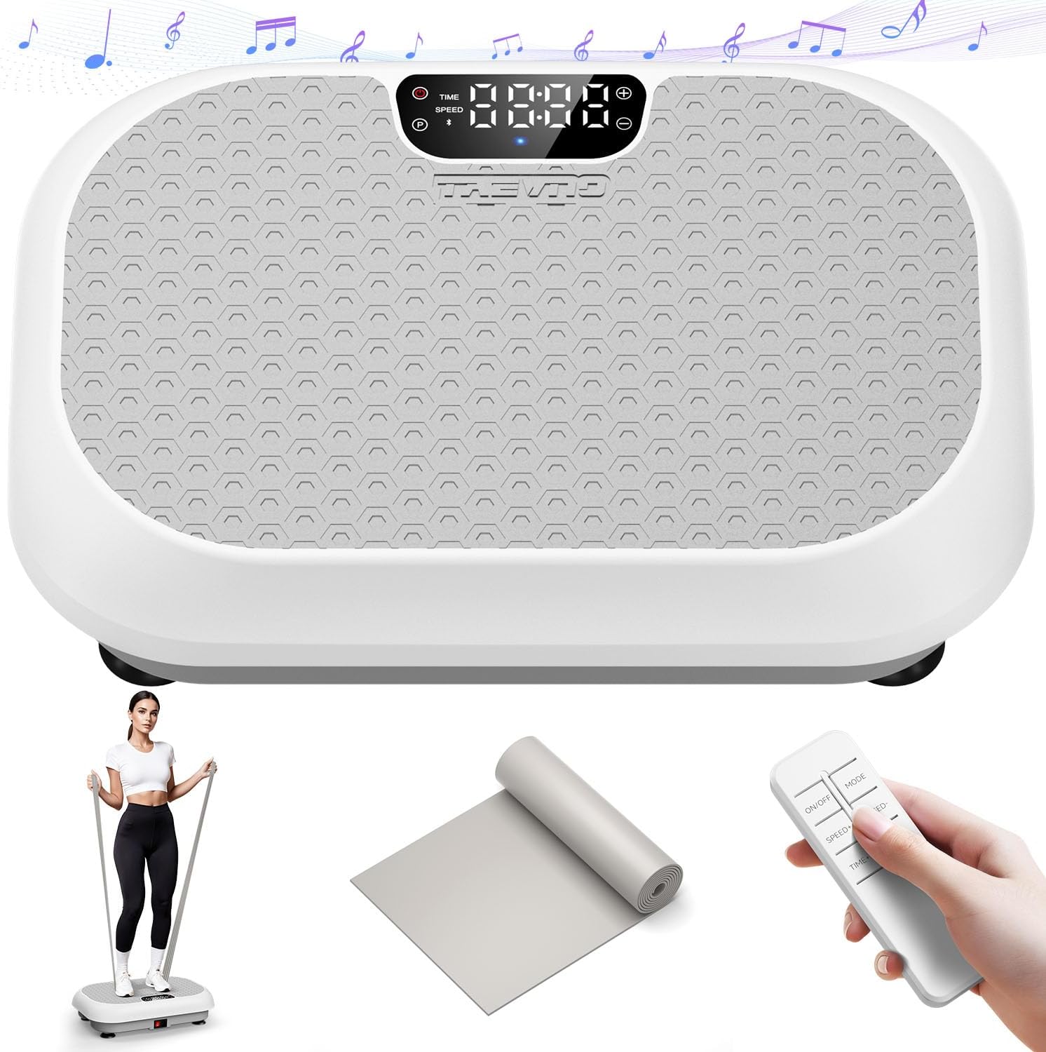 Vibration Plate Exercise Machine Weight Loss, Power Vibration Plates for Lymphat...