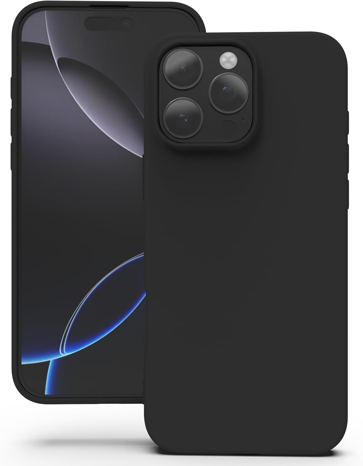 YATWIN Silicone Case for iPhone 16 Pro, Soft-Touch, Shockproof, DustProof, Antis...