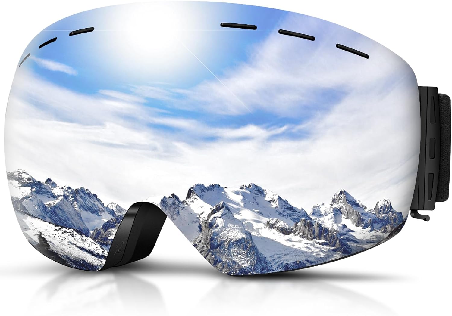 DADA-PRO Ski Goggles Mens Women Skiing Goggles Adults Over Glasses OTG Anti-fog...
