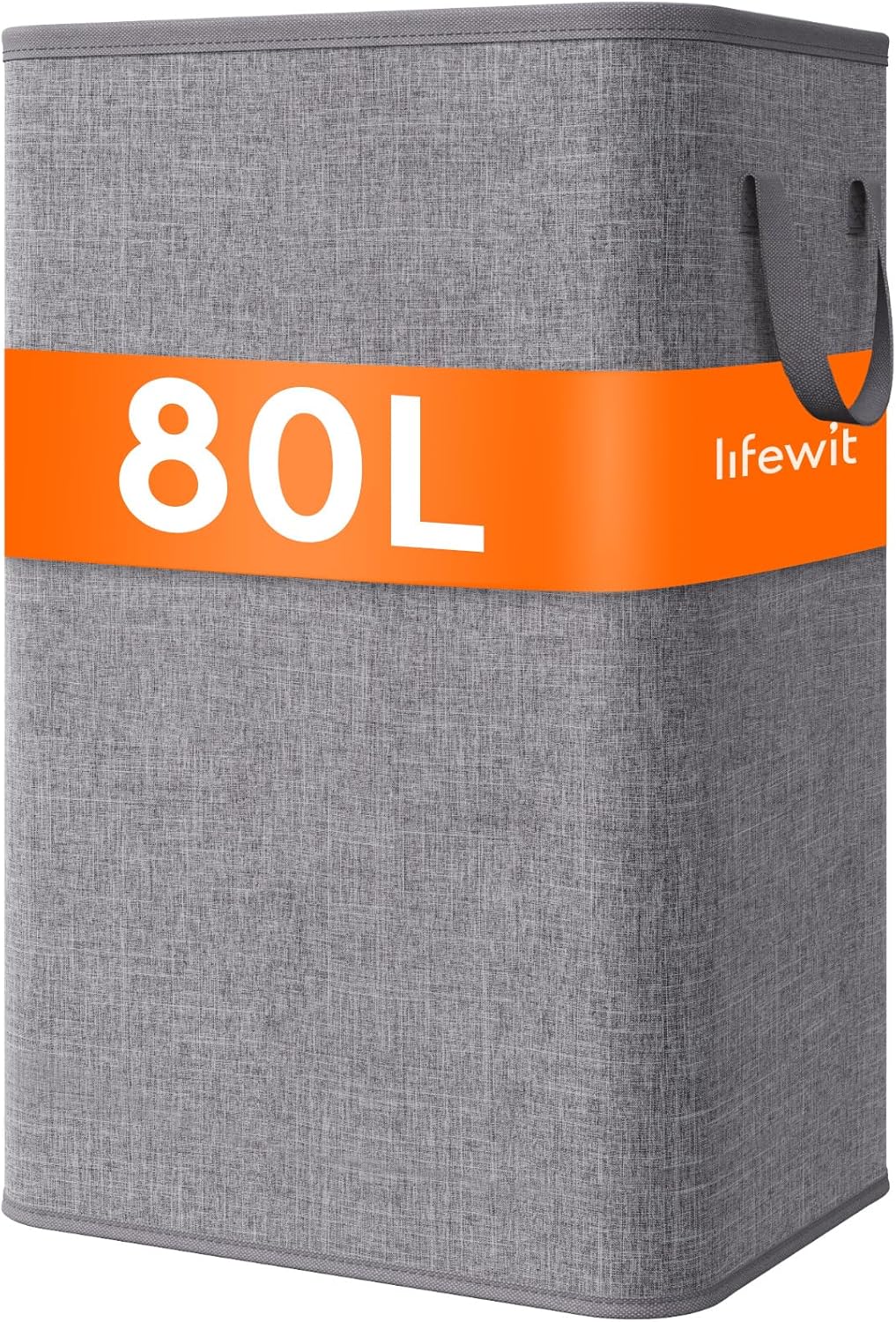 Lifewit 80L Large Tall Laundry Hamper, Collapsible Laundry Basket with Handles,...