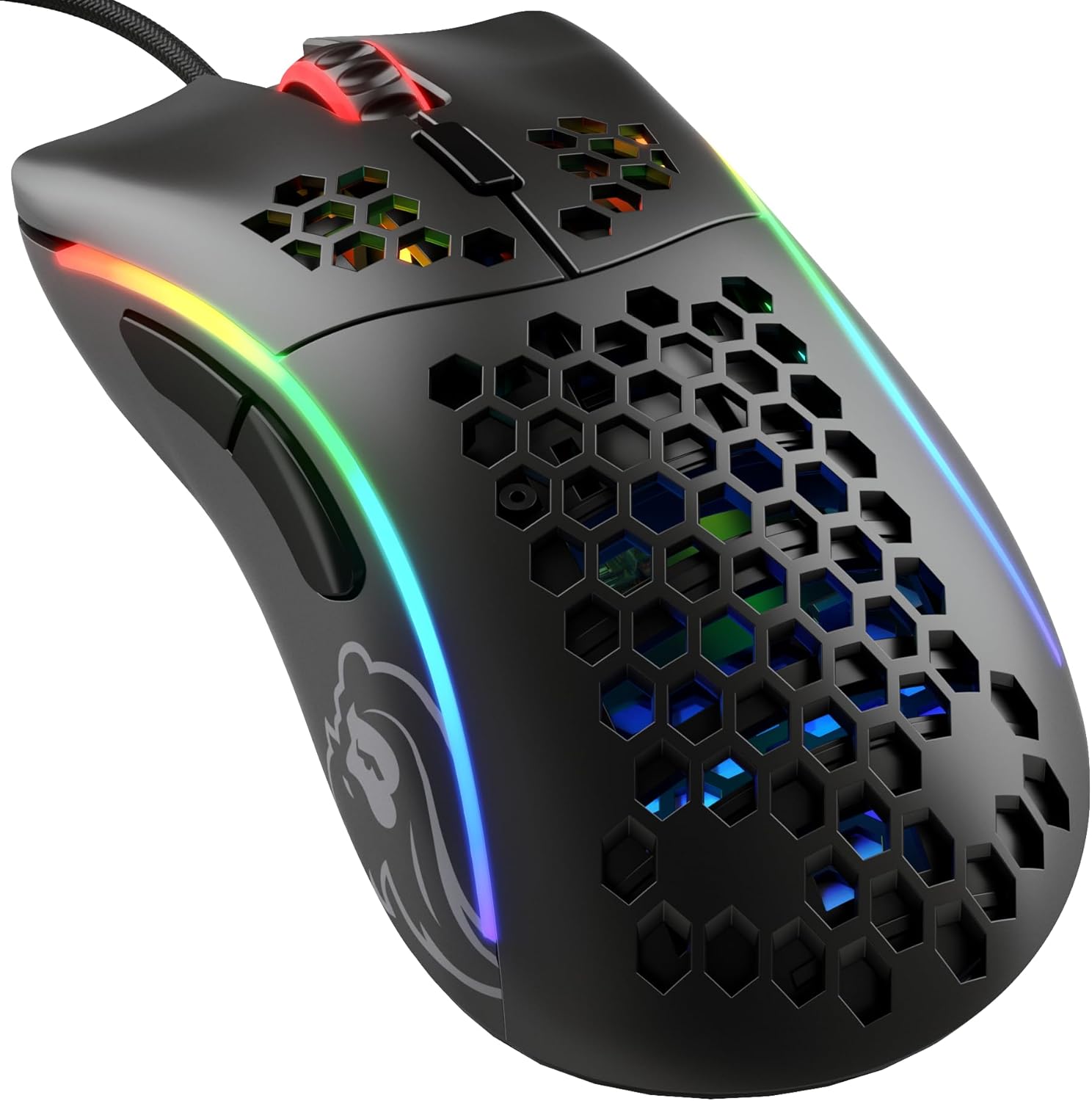 Glorious Model D- (Minus) Wired Gaming Mouse - 61g Superlight Honeycomb Design,...