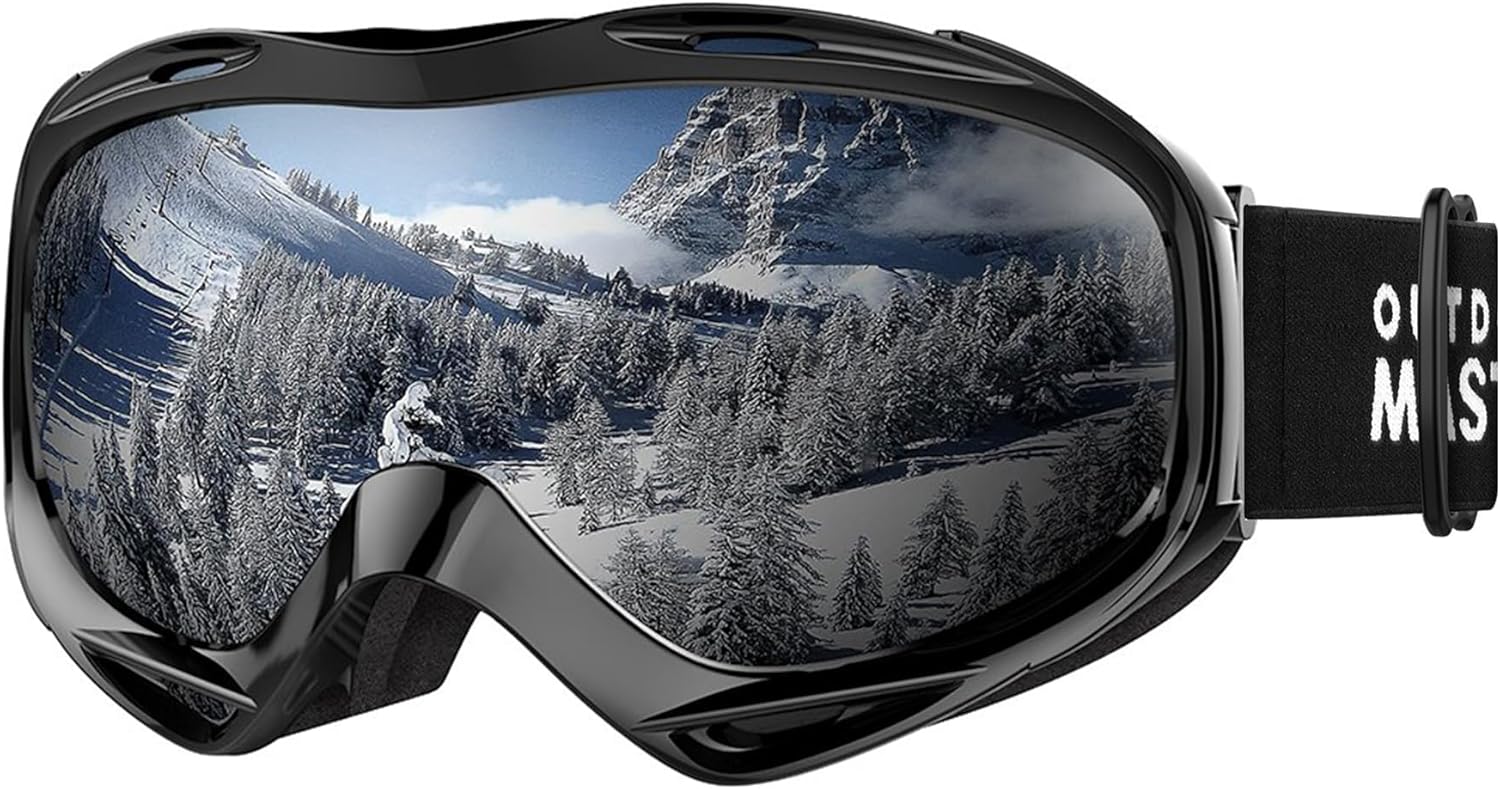 OutdoorMaster OTG Ski Goggles - Over Glasses Ski/Snowboard Goggles for Men, Wome...