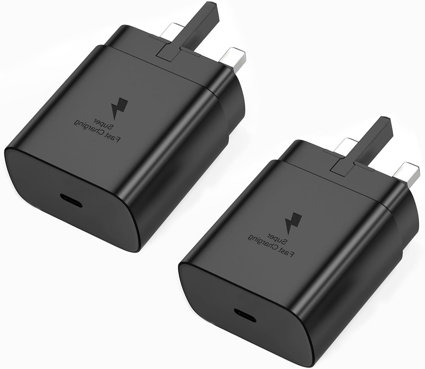 45W Super Fast Charger Plug 2.0 for Samsung,2Pack USB Type C Plug Fast Charge fo...