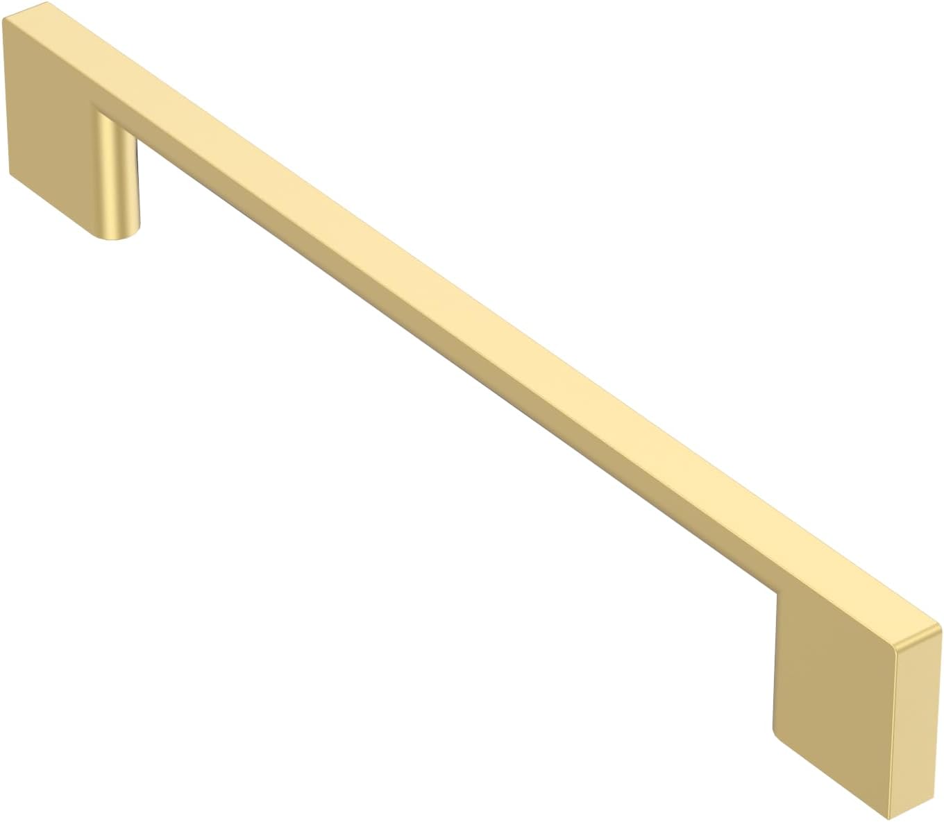 Alzassbg 10 Pack Matt Gold Cabinet Pulls, 6.3 Inch(160mm) Hole Centers Rectangle...