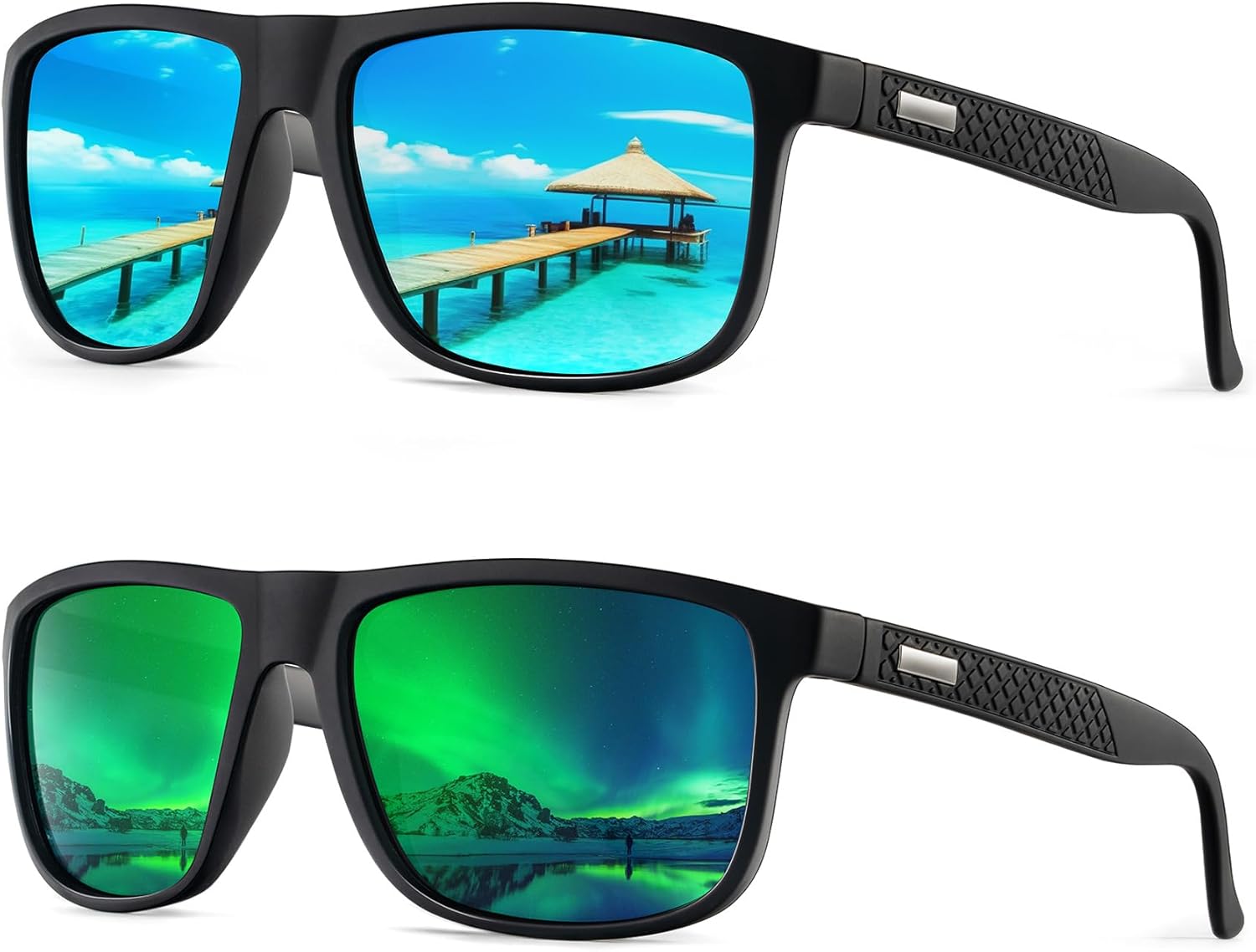 HENGOSEN Polarised Sunglasses Men Sports: Mens Sunglasses Fishing Driving Runnin...