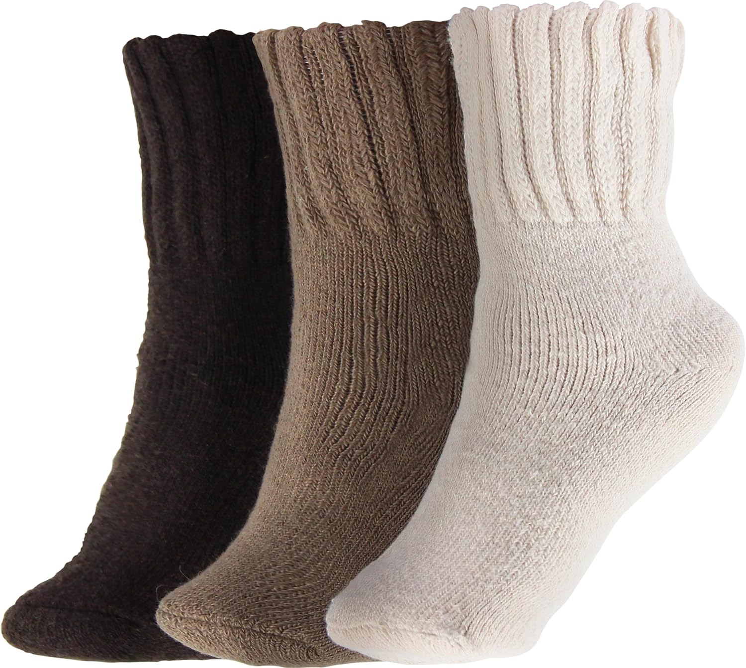 BenSorts Women's Winter Boots Socks Thick Warm Cozy Crew Socks Solid Color Gifts...