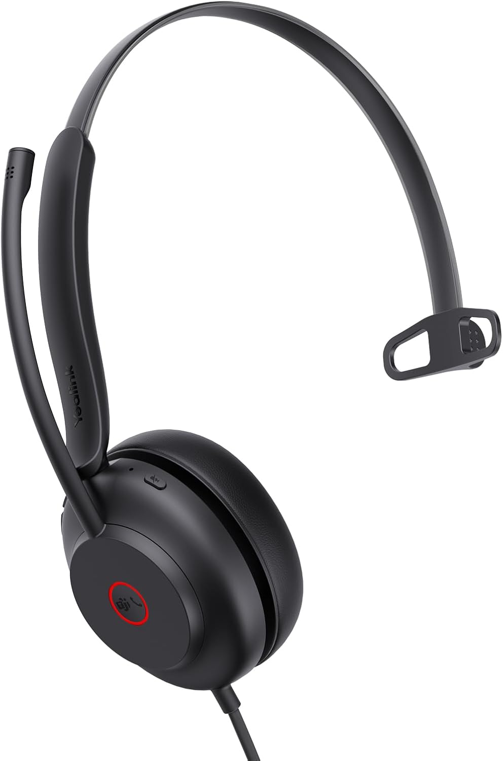 Yealink UH35 USB Headset with Microphone,Mono Wired Headset with Noise Cancellin...