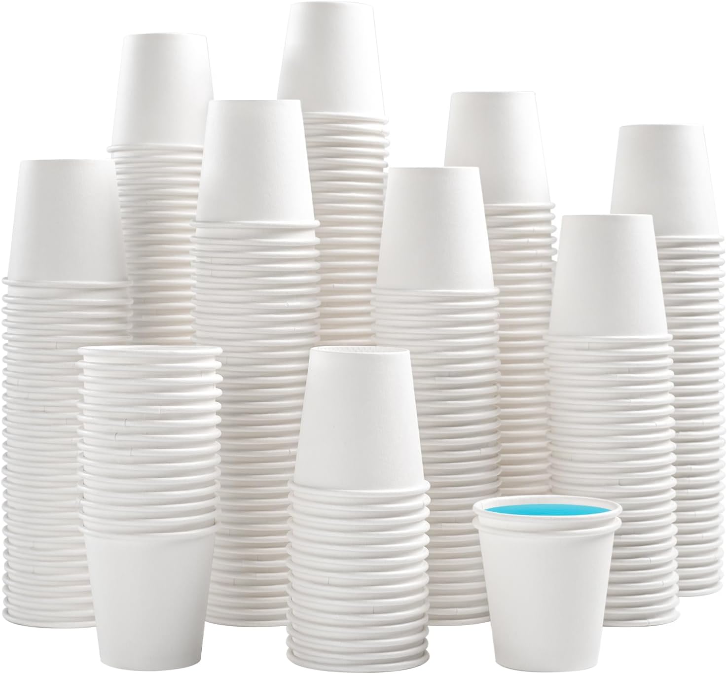 Lamosi 1200 Pack 3 oz Paper Cups for Bathroom, Disposable Small Mouthwash Cup, 3...