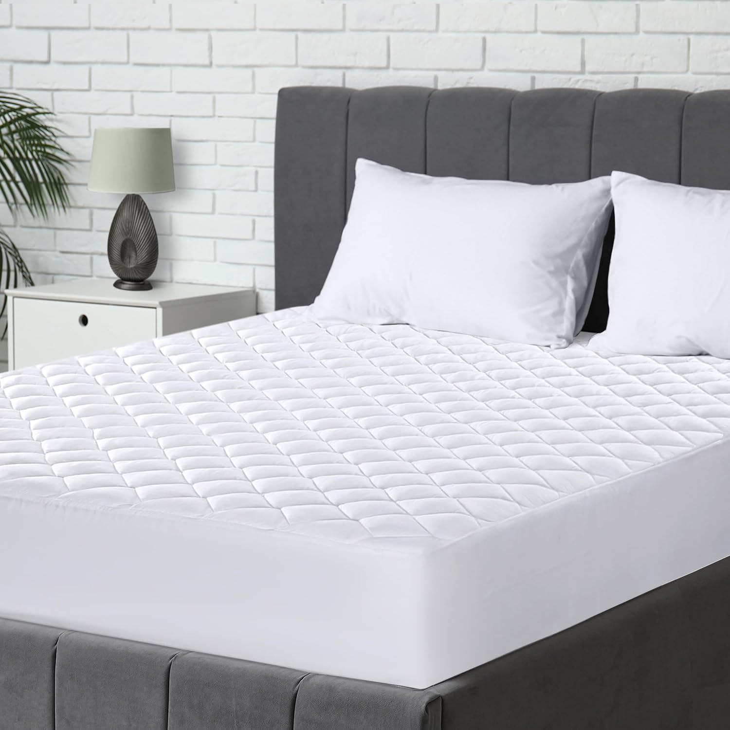 Utopia Bedding Quilted Mattress Protector, Breathable Mattress Pad, Deep Fitted...