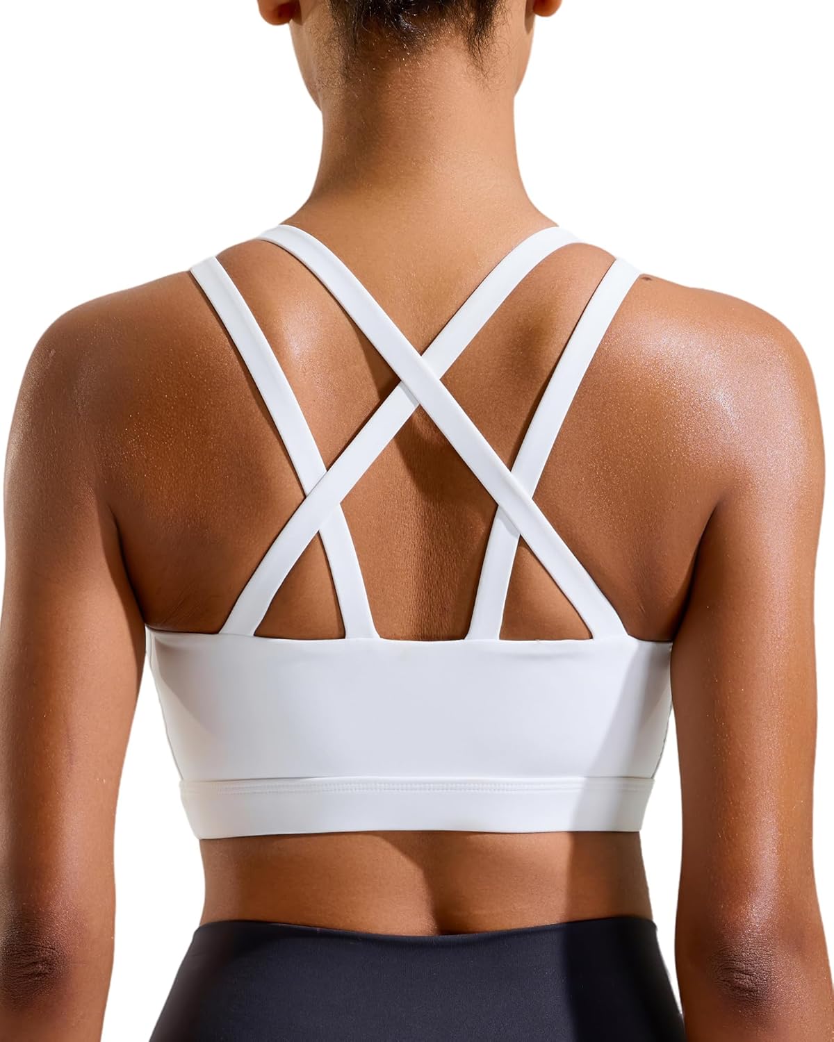 RUNNING GIRL Sports Bras for Women High Support,Molded Cup Strappy Running High...