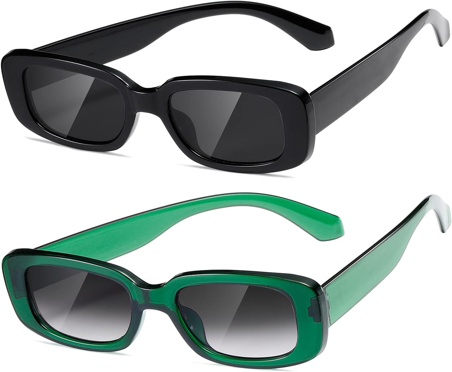 kimorn Rectangle Sunglasses for Women Men Trendy Retro Fashion Sun Glasses 90’s...