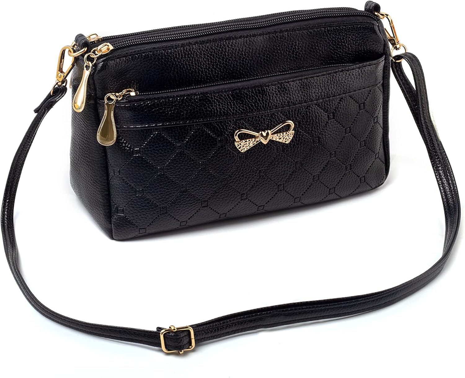 FULEI Women Handbags Shoulder Bags Small Square Soft PU Leather Cross Body Ladie...